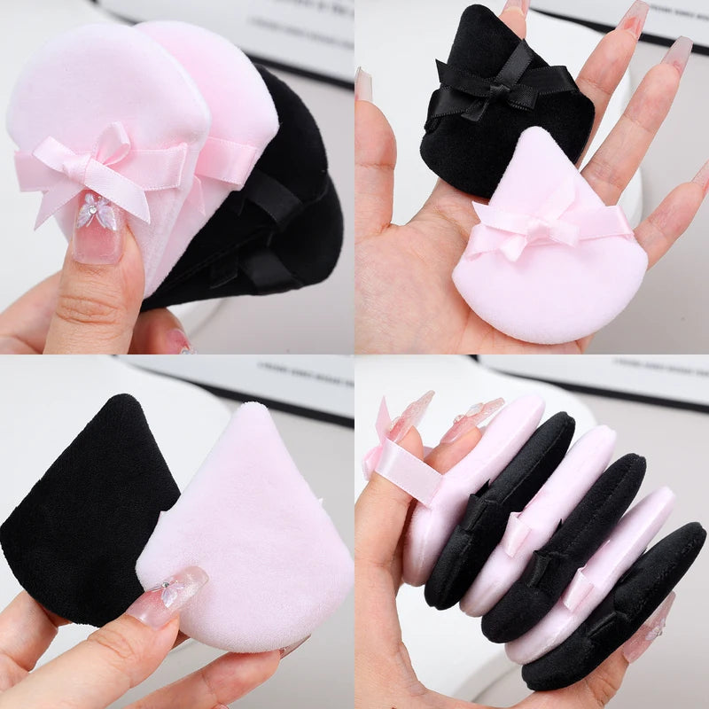 20pcs Makeup Powder Puffs Set - Soft Velvet Contouring & Eye Shadow Sponges