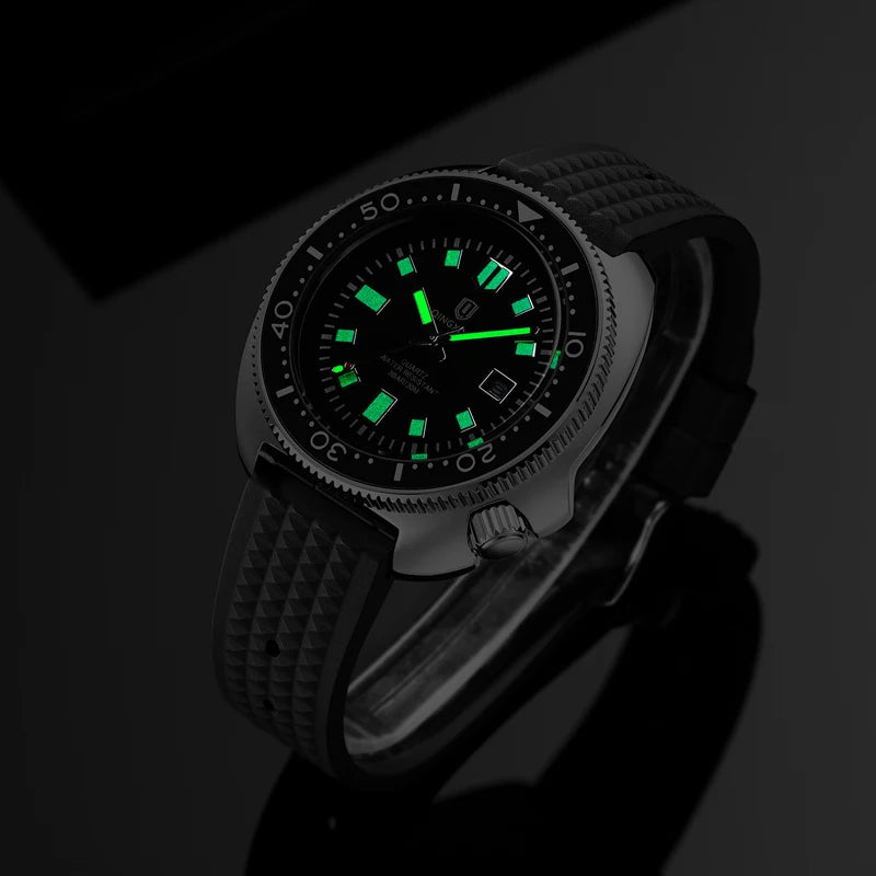 Men's Waterproof Quartz Sport Watch with Date - Luxury Business & Casual Timepiece