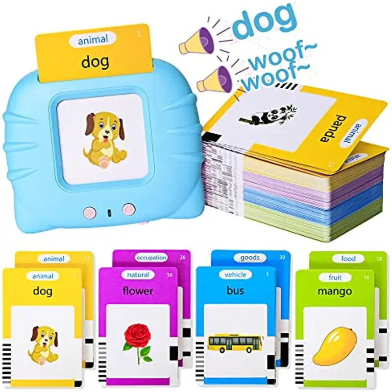 Talking Flash Cards Educational Toys for Preschool Kids - Interactive Learning Set