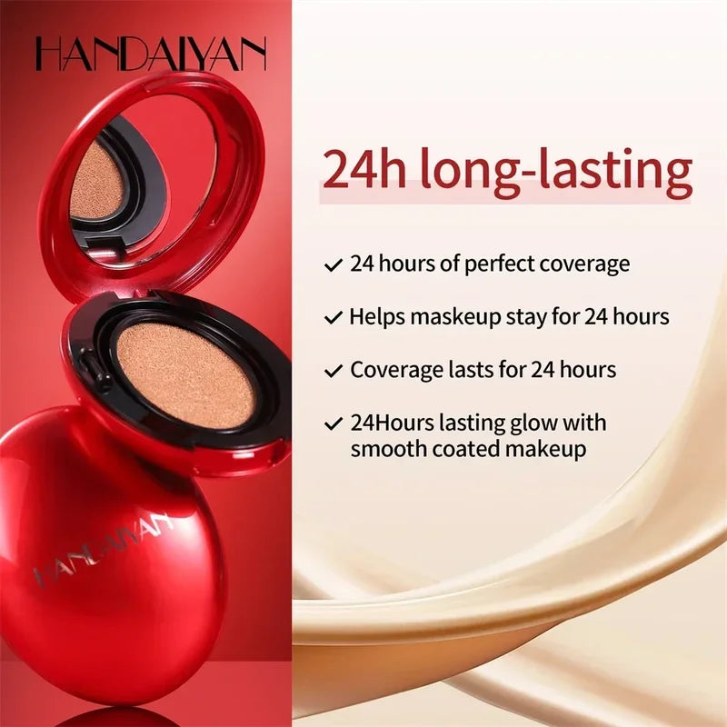 Air Cushion Foundation Moisturizing Long-Lasting Makeup SPF Concealer for Women