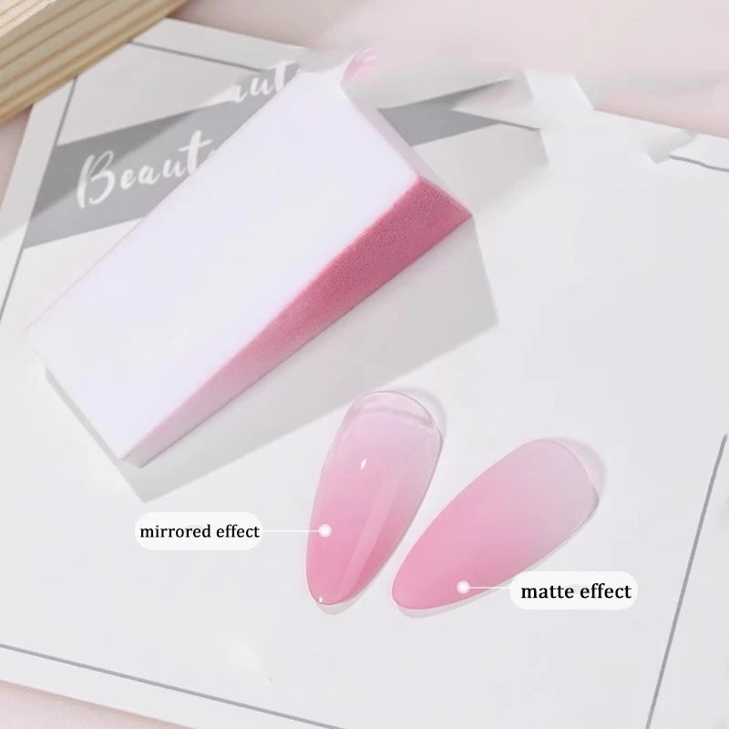Nail Art Triangle Sponges and Fine Nail Brush Set for Gradient and Color Fading DIY Nails