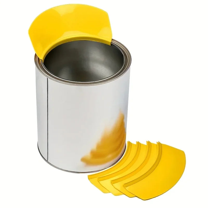 Paint Can Spout for Pint and Quart Paint Cans - Pouring & Brush Holder Accessory