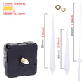 Silent Quartz Wall Clock Mechanism Kit with Hands for DIY Repair