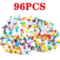 144-Piece Pokémon Pikachu Action Figure Toy Set - Mini Anime Collectibles