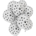 12-Inch Dog Paw Latex Balloons - Animal Theme Party Decor 20pcs