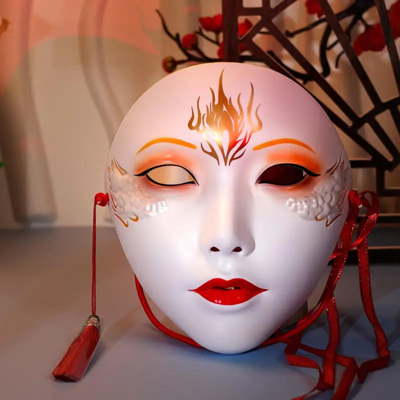 Anime Mask Cosplay Party Masquerade Costume Accessories - Hand-Painted Design