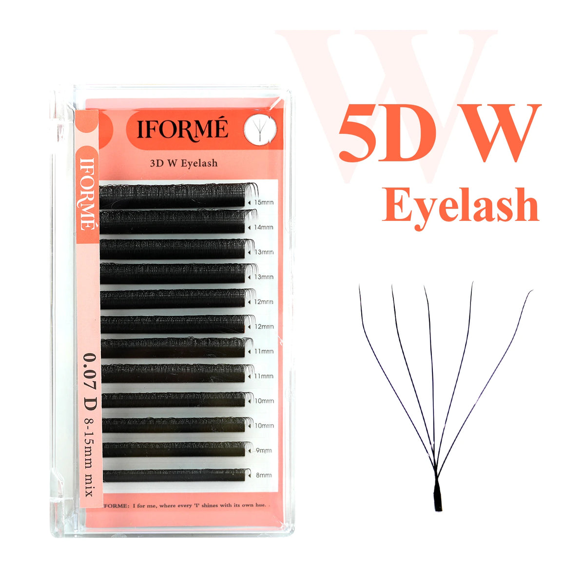 Eyelash Extensions Premade Fans 3D 4D 5D W Shape Full Dense Natural Look