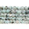 Natural Sesame Stone Kiwi Jasper Beads for Jewelry Making - 4-12mm Variants