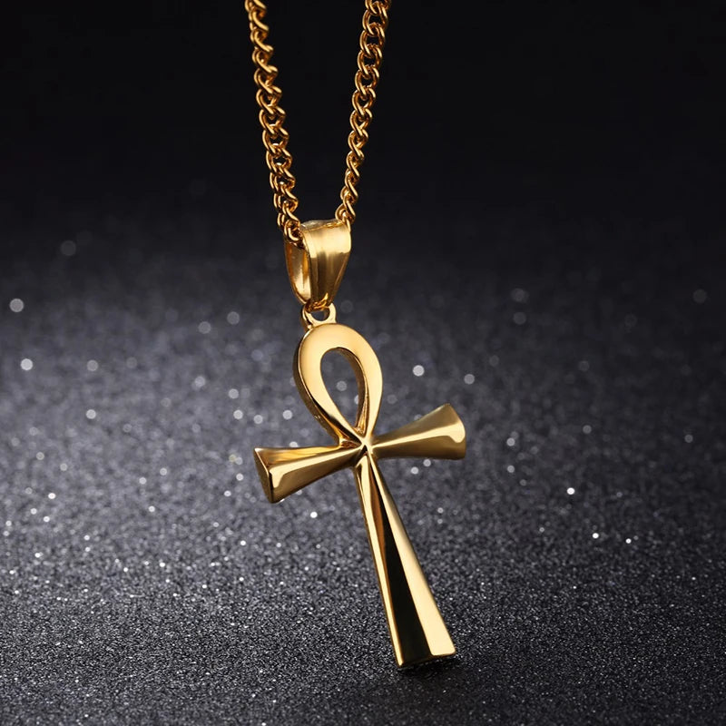 Egyptian Ankh Cross Pendant Necklace - Symbol of Life Jewelry Wholesale