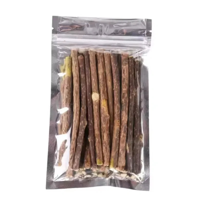 Natural Silvervine Chew Sticks for Cats Teeth Cleaning & Training - Kitten Teething Toy with Catnip Teaser