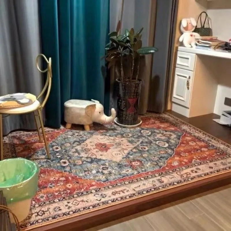 Imitation Cashmere Living Room Rug Moisture-Proof & Mildew Resistant Blanket