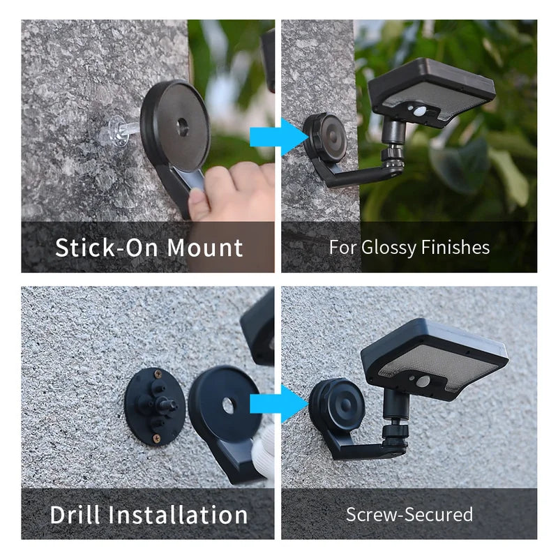 Solar Outdoor Wall Light with Human Body Induction, Super Bright Street Lamp