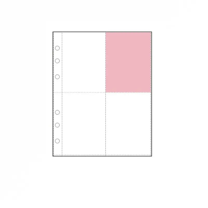 A5 Photocard Binder Sheets - Transparent PP Acid-Free Multiple Pockets for Collectible Cards