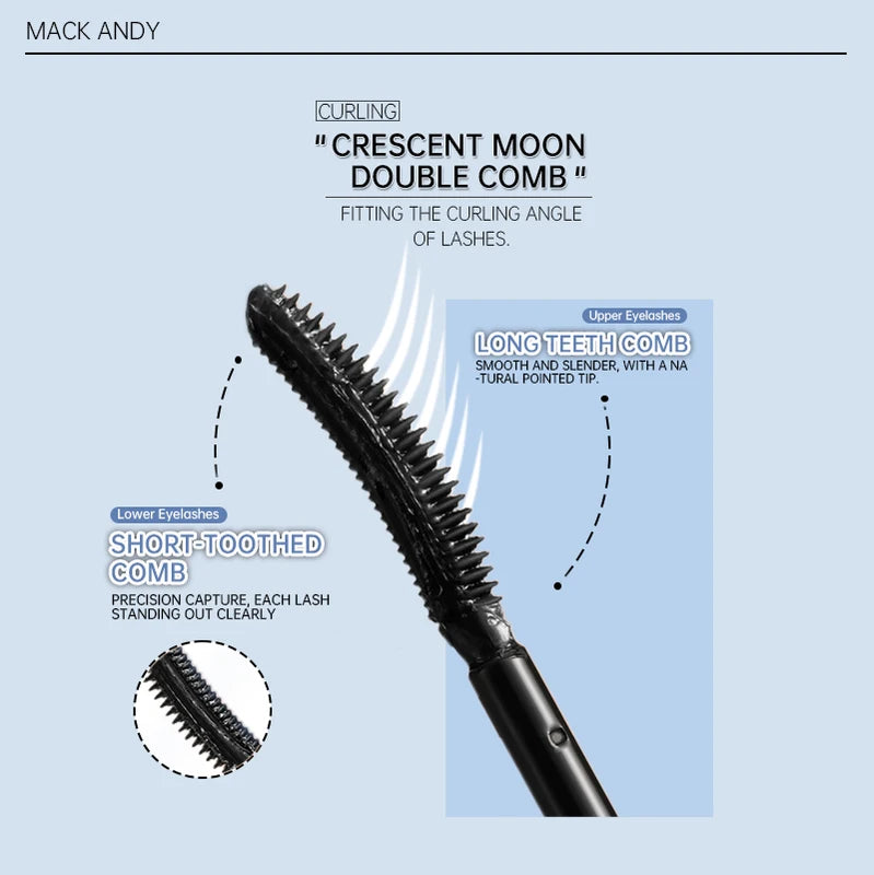 Volumizing Waterproof Mascara with Curl & Lengthening Formula - Black