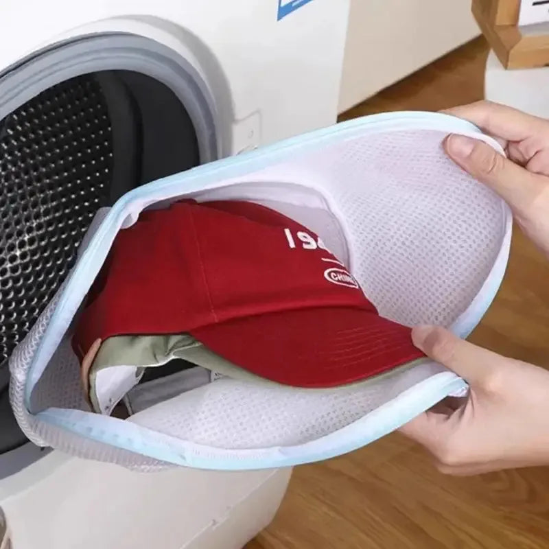 Laundry Wash Bag for Hats and Clothes - Mesh Protector and Organizer
