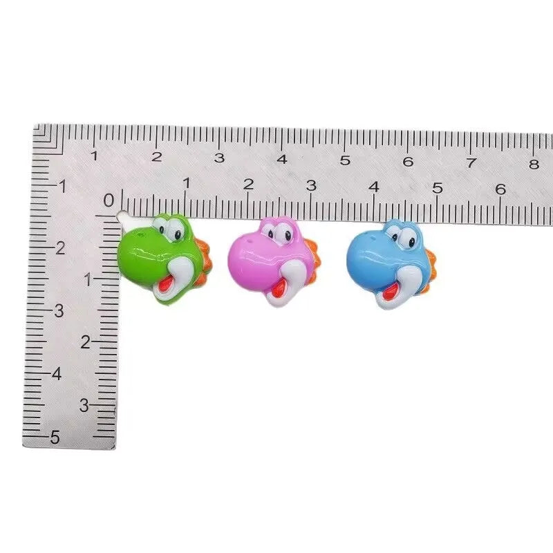 Mini Game Character Nail Charms 20Pcs Resin Figurines for Nail Art DIY Decor