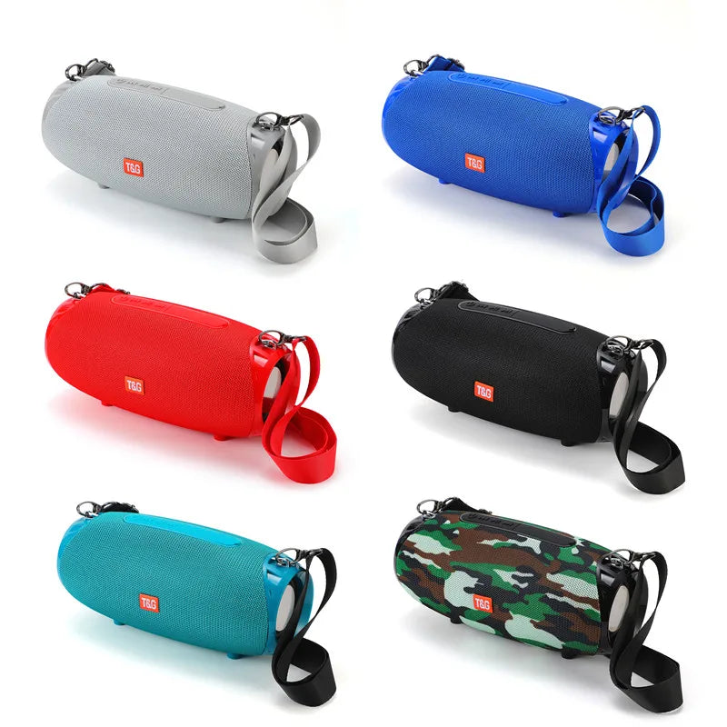 Portable Bluetooth Speaker 10W Wireless Sound Box with FM Radio & TF Card Support