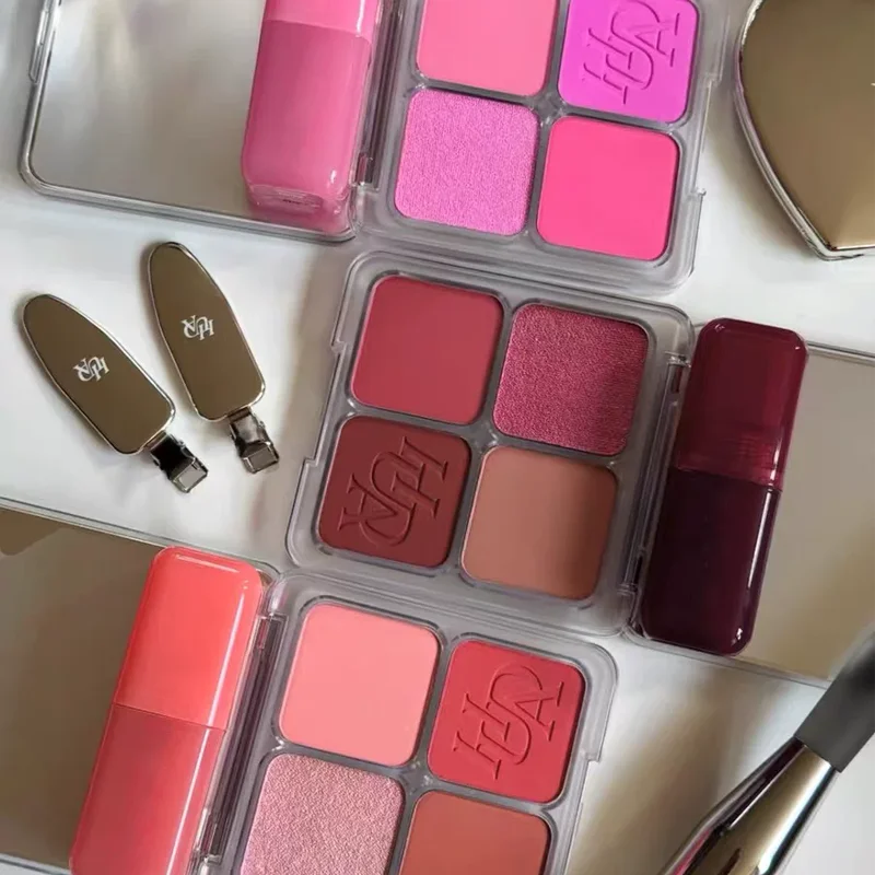 Multi-Color Powder Blusher Matte Natural Shiny Waterproof Contour Makeup