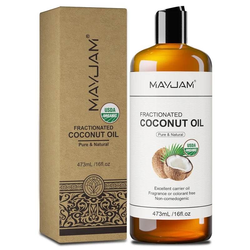 16 Fl Oz Carrier Oil Set - Coconut, Grape Seed, Castor, Jojoba, Glycerin