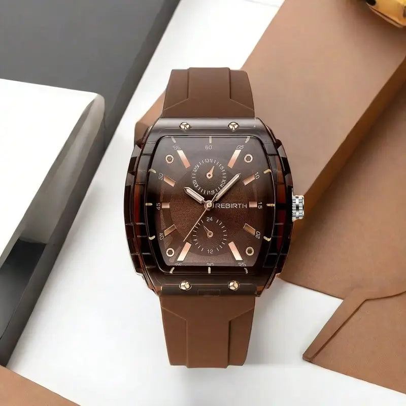 Casual Women's Watch with Silicone Strap - Macaron Colors, Lightweight Daily Wear