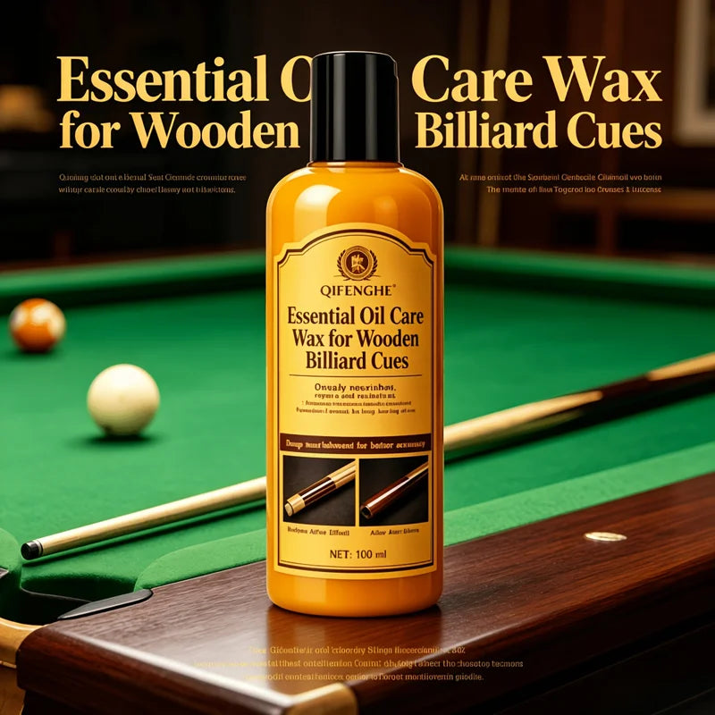 Wooden Billiard Cue Care Wax - Deep Nourishing Polishing & Restorer