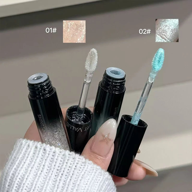 Liquid Glitter Eyeshadow with Fine Shine and Long-Lasting Finish – Multiple Colors Available