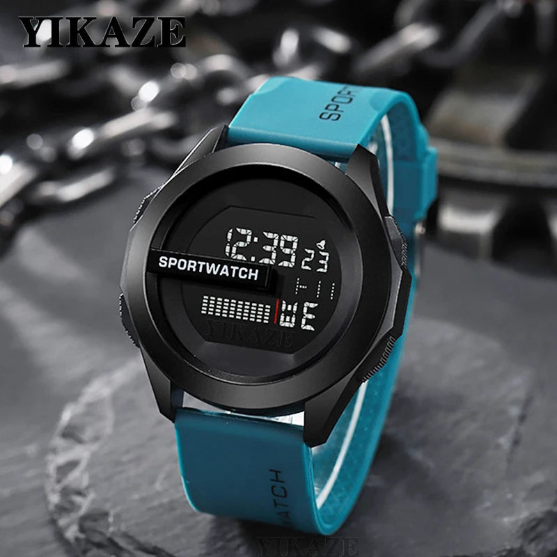 Men Sport LED Digital Watch Waterproof Fitness Sport Watch for Men