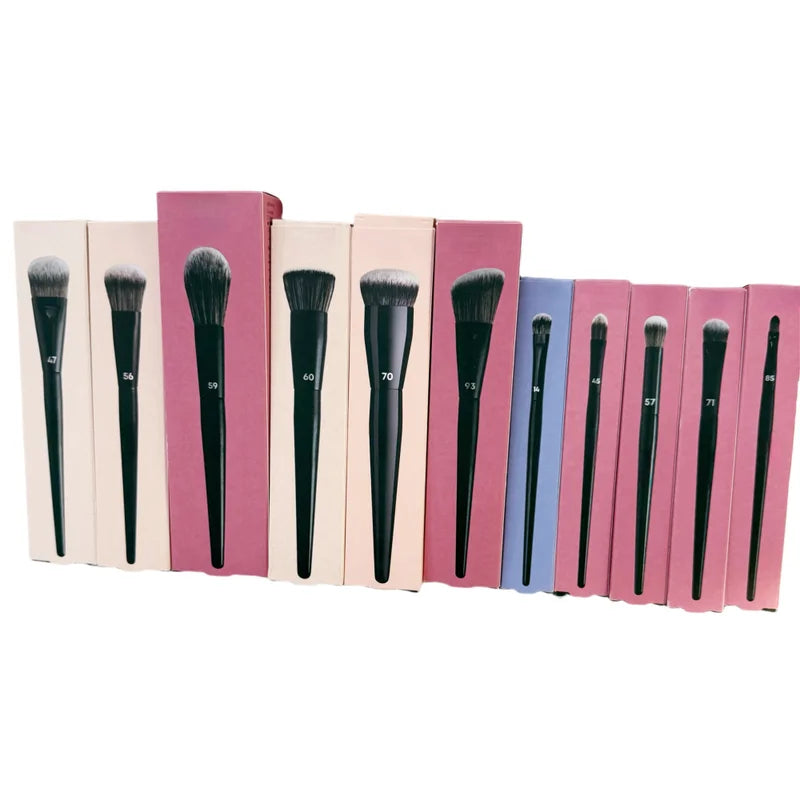Professional Makeup Brushes Set - Face Powder Blush Contour Eye Shadow Blending Tools with Box