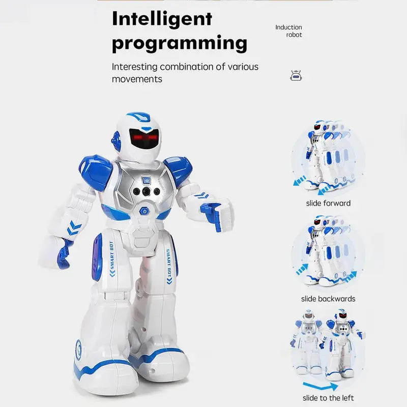 Interactive RC Robot Toy with Gesture Control Singing Dancing and Obstacle Avoidance
