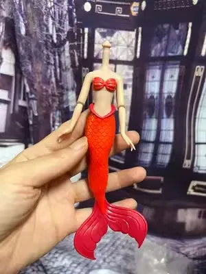 1/12 Doll House Girl Doll Without Head - DIY Nude Movable Body, 25cm