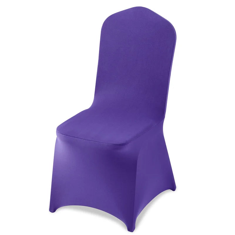 Stretch Spandex Chair Covers Set for Wedding Party Events - 50 Pcs