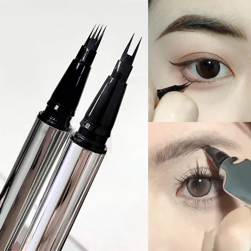 Waterproof Eyebrow Pen - Natural, Smudge-Proof, Quick-Drying Liquid Brow Pencil