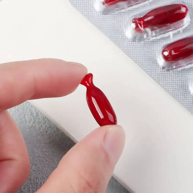Fake Blood Capsules 10pcs Prank Toy Halloween Vampire Party Props
