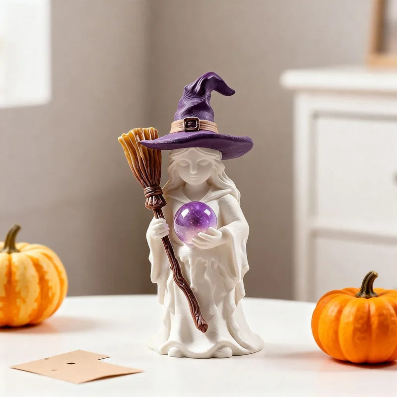 Halloween Witch Silicone Mold for Candle Making Resin Crafts Home Decor