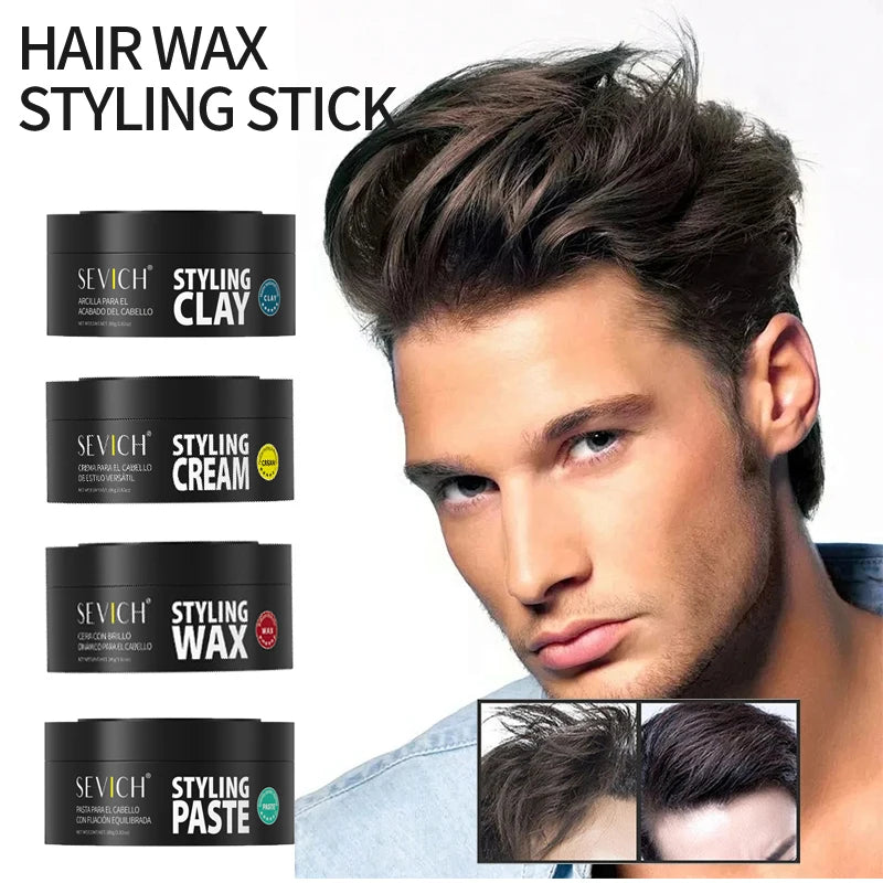 Men's Hair Clay Wax Strong Hold Styling Paste 80g for Salon Finish