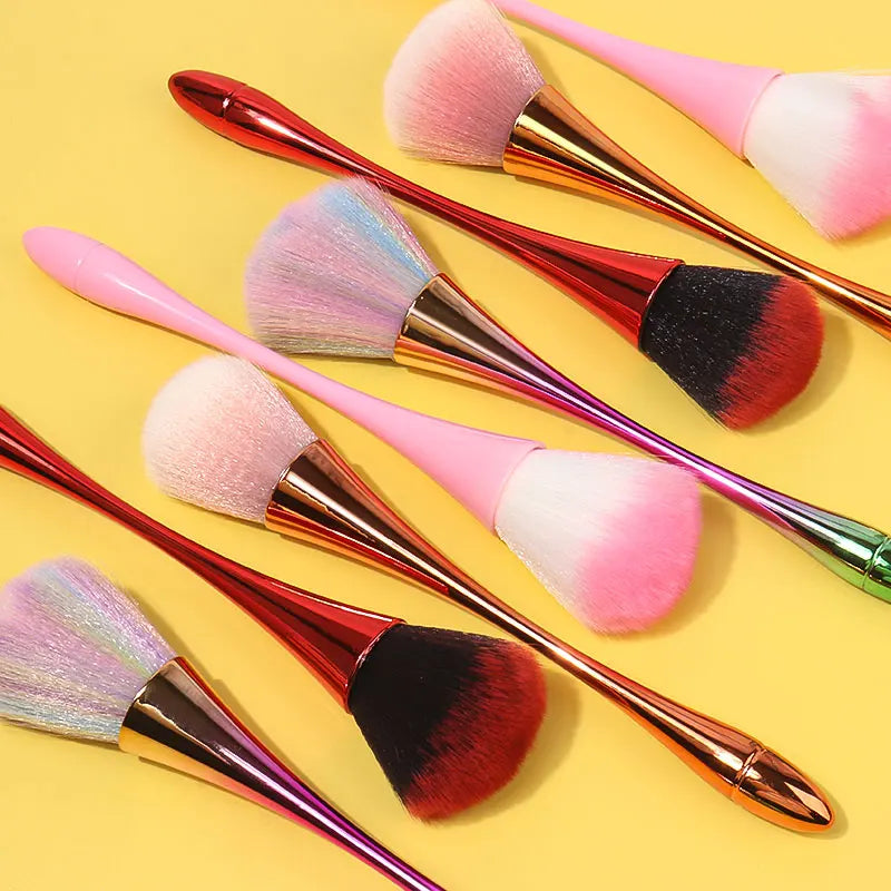 Makeup Brush Set for Face Powder Blush & Highlighting - Soft Hair, Oversized Design