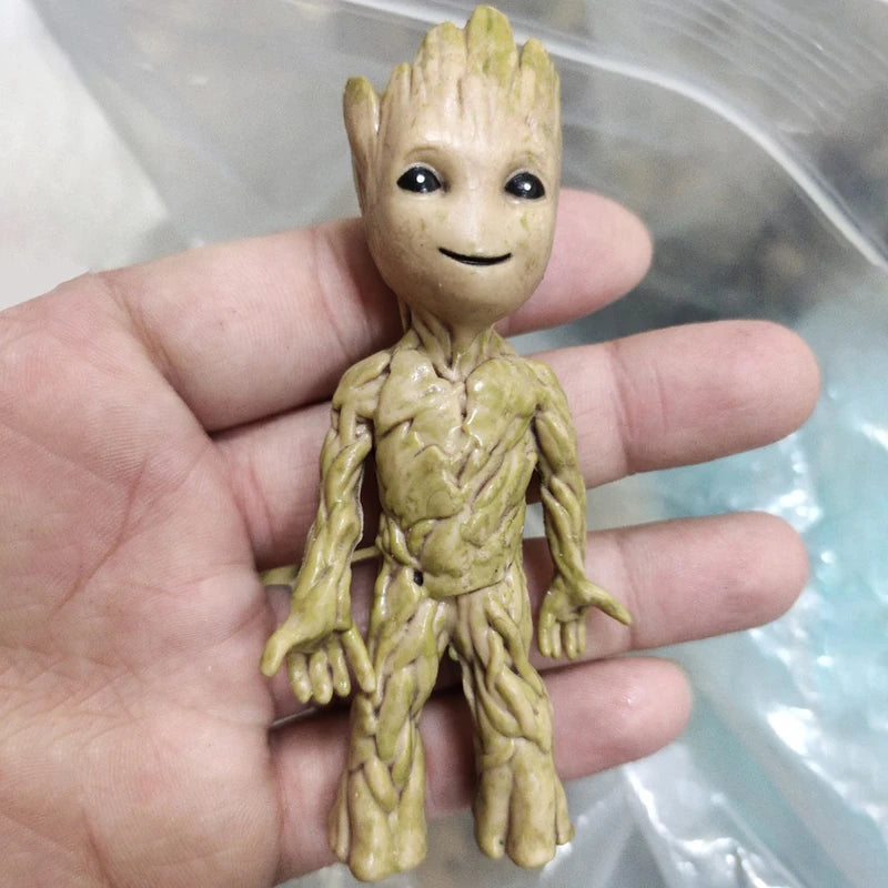 Mini Anime Groot Figurine - Desktop Decor Tree Model, Home Accessories Gift