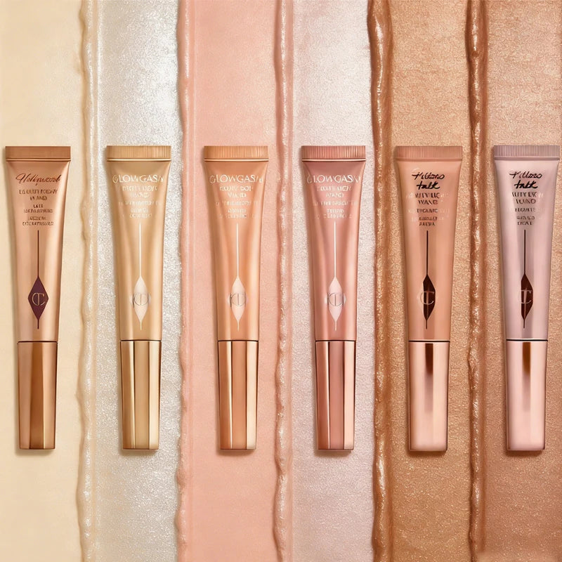 Liquid Face Highlighter & Blush Palette - Silky, Easy to Apply, Moist Finish