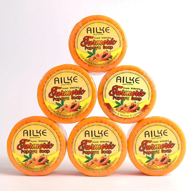 Lightening Soap Bar for Women with Turmeric Papaya Carrot 200g - Brightening & Dark Spot Removal