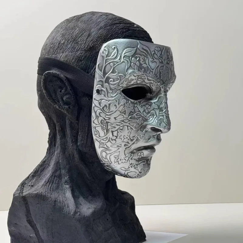 Handcrafted Resin Mask for Costume Parties Masquerades Halloween Decor Collectible