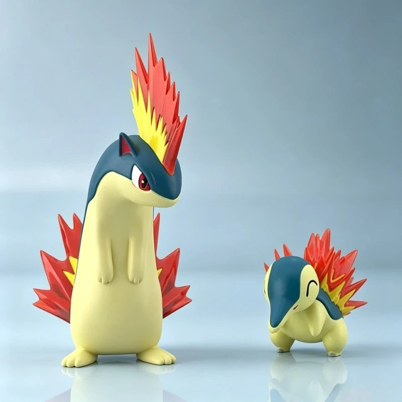Anime Typhlosion Action Figure PVC Statue - 2.5-9.5cm Collectible Toy