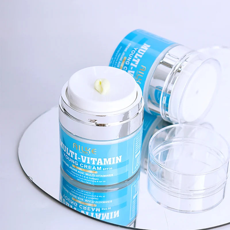 Multivitamin Brightening Face Cream for Dark Spots & Wrinkles - 50ml