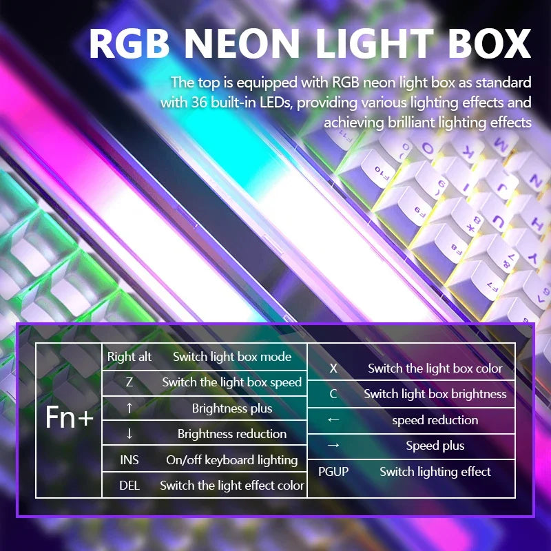 RGB Mechanical Gaming Keyboard with Magnetic Switches and 8K Polling Rate