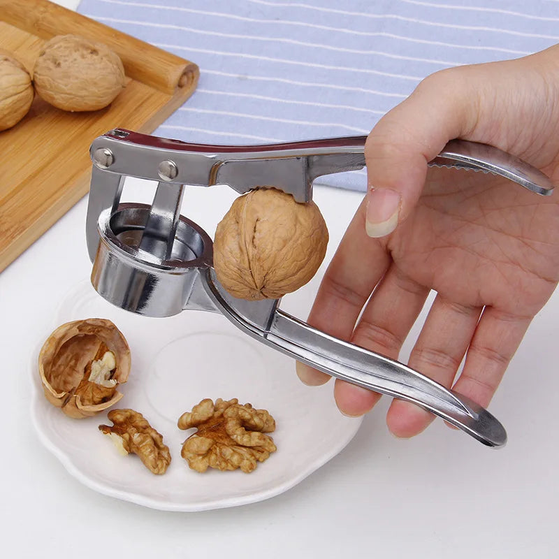 Stainless Steel Garlic Press Crusher Mincer Kitchen Tool - Manual Smasher & Grinder