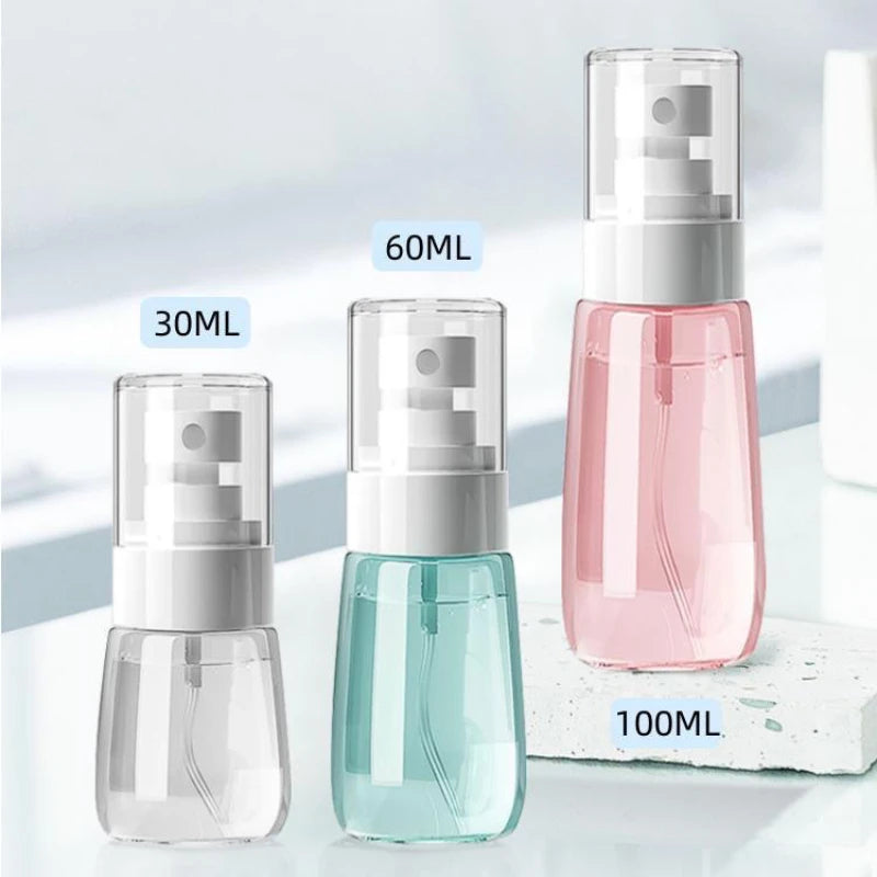 Refillable Spray Bottles Set - 30/60/100ml Travel Liquid Containers for Skin Care & Makeup