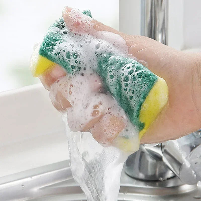 Multi-Purpose Double-Sided Cleaning Sponges Set for Car and Home - 10-60 Pieces