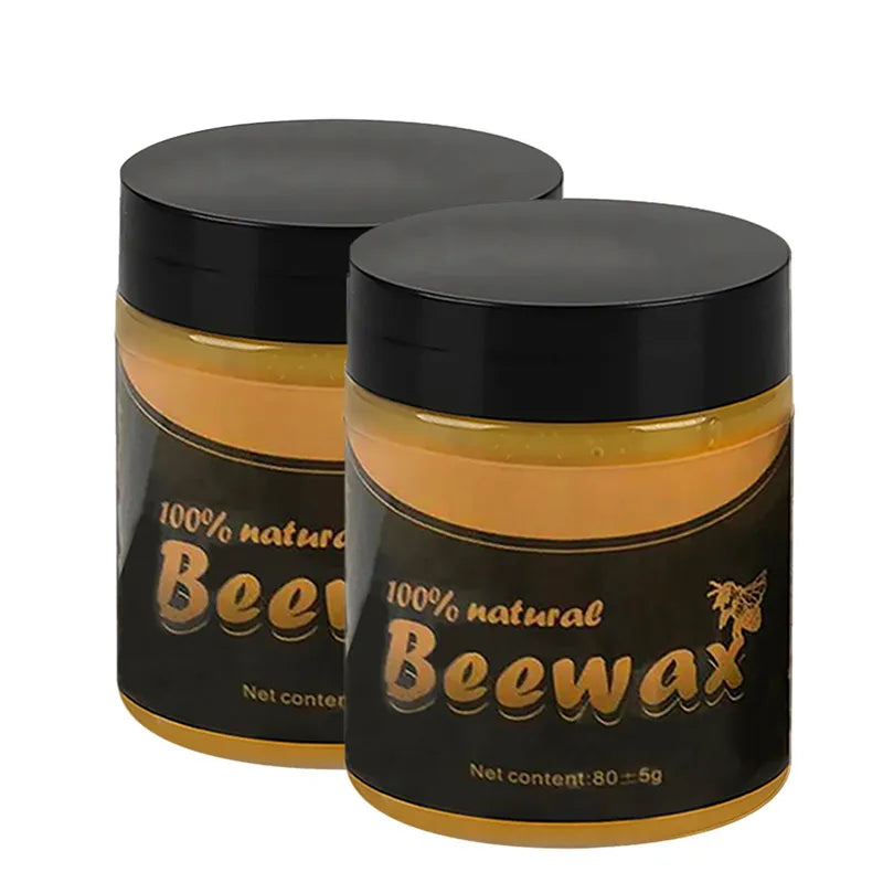Natural Beeswax Furniture Polish & Wood Cleaner - Organic Wood Care Solution