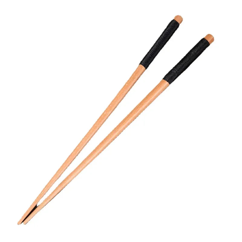 Handmade Japanese Natural Chestnut Wood Sushi Chopsticks Set - Gift Ready