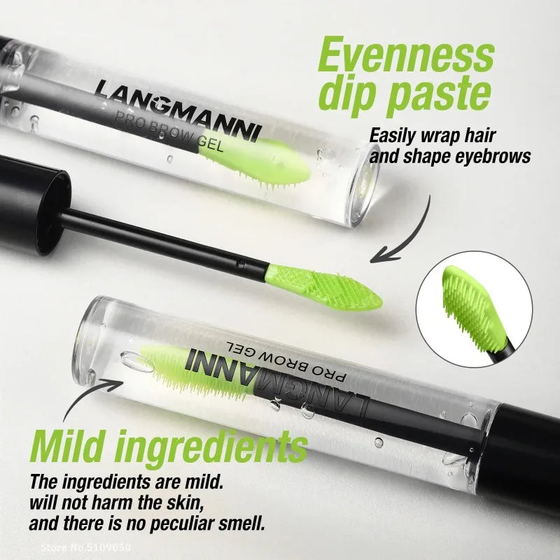 Clear 3D Eyebrow Gel Waterproof Fixing & Styling Brow Makeup 16H