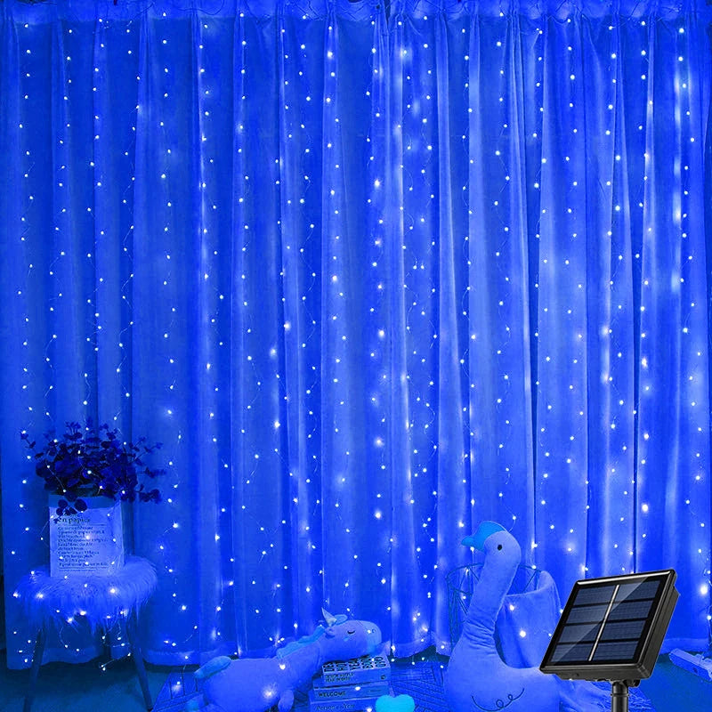 Outdoor Waterproof Solar Fairy String Lights for Garden Yard Wedding Party Decor